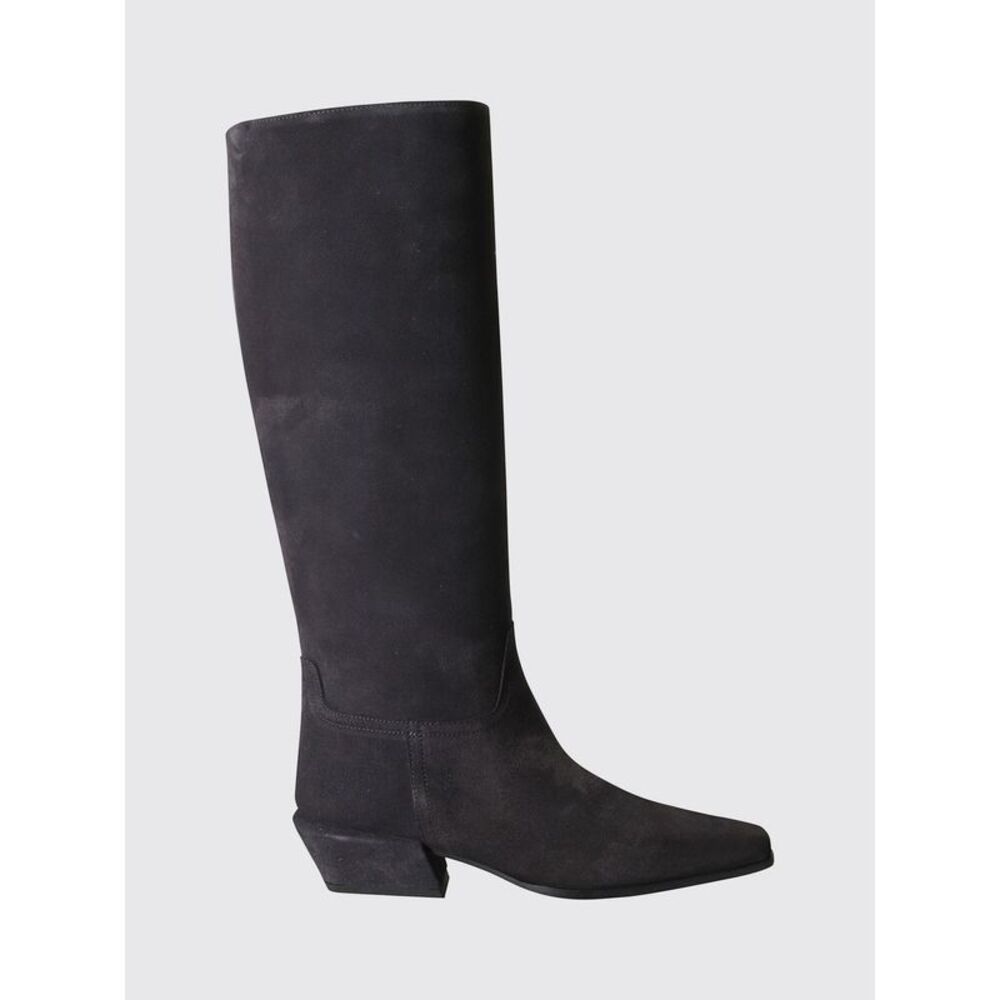 Semicouture Women Semicouture Suede Cowboy Boots With Low Heel